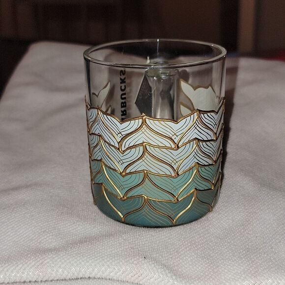 Starbucks 50th Anniversary 2021 Siren Tails Mermaid Glass Mug Limited Edition - Picture 8 of 9